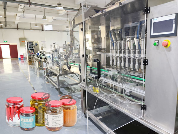 南京星火辣椒酱自动灌装机