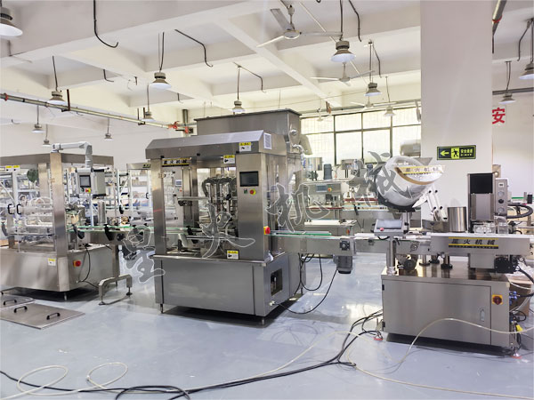 南京星火辣椒酱自动灌装机生产线